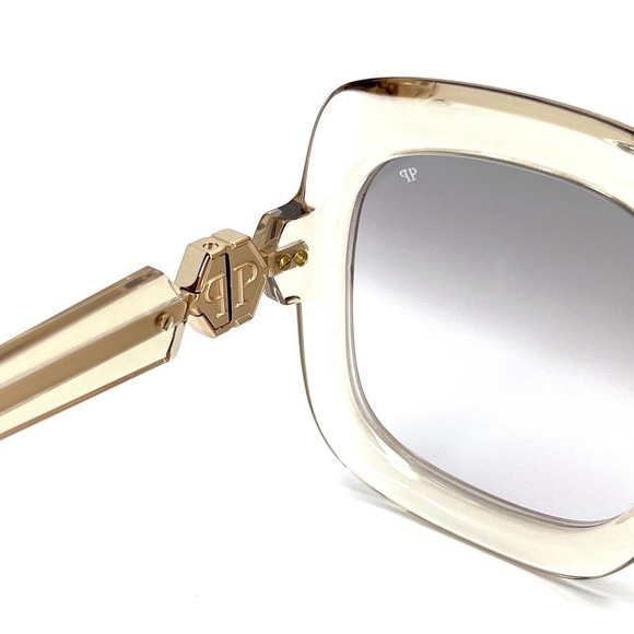 NEW!!! PHILIPP PLEIN Sunglasses Queen SPP065S Col.6Y1G Authentic - Picture 7 of 12